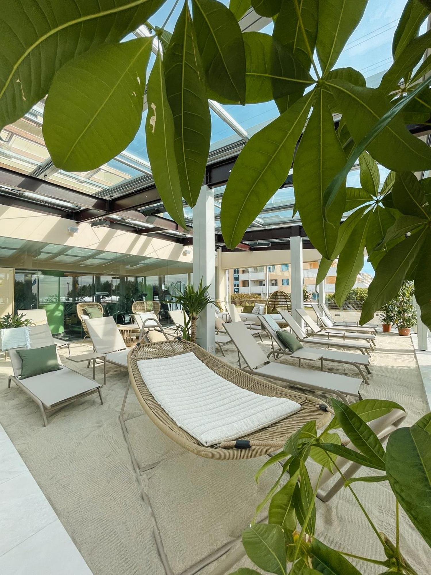 Savoy Beach Hotel & Thermal Spa Bibione Ngoại thất bức ảnh Solarium